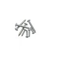 National Hardware Screw Mounting White S822-085